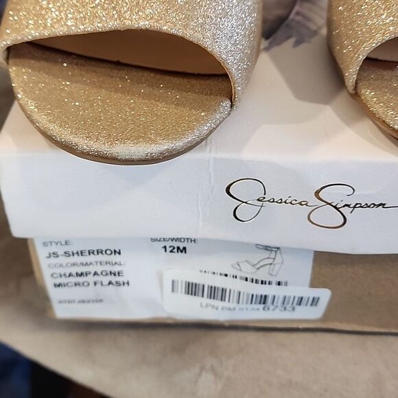 Beautiful Jessica Simpson JS Sherron Heels 👠 size 12 NIB - Picture 8 of 8